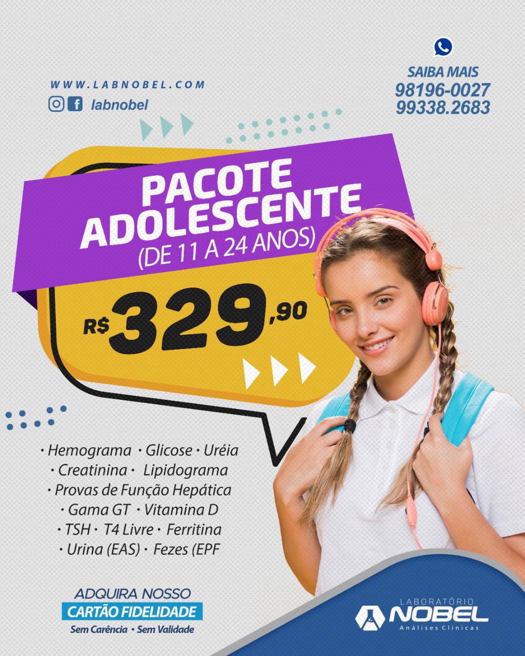 Pacote Adolescente